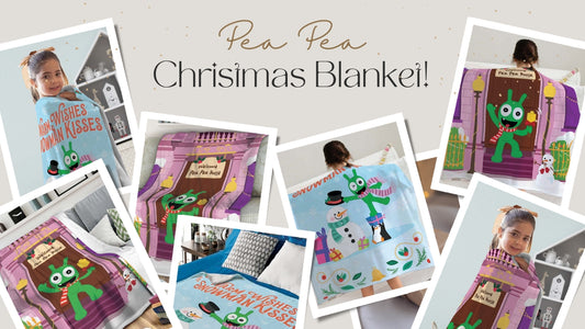 Embrace the Festive Season with Cozy Extraterrestrial Vibes with Pea Pea Christmas Blanket