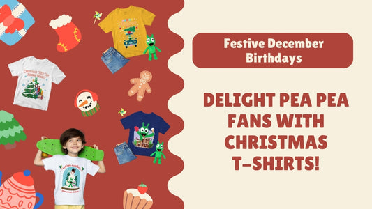 Festive December Birthdays: Delight Pea Pea Fans with Christmas-themed T-Shirts!