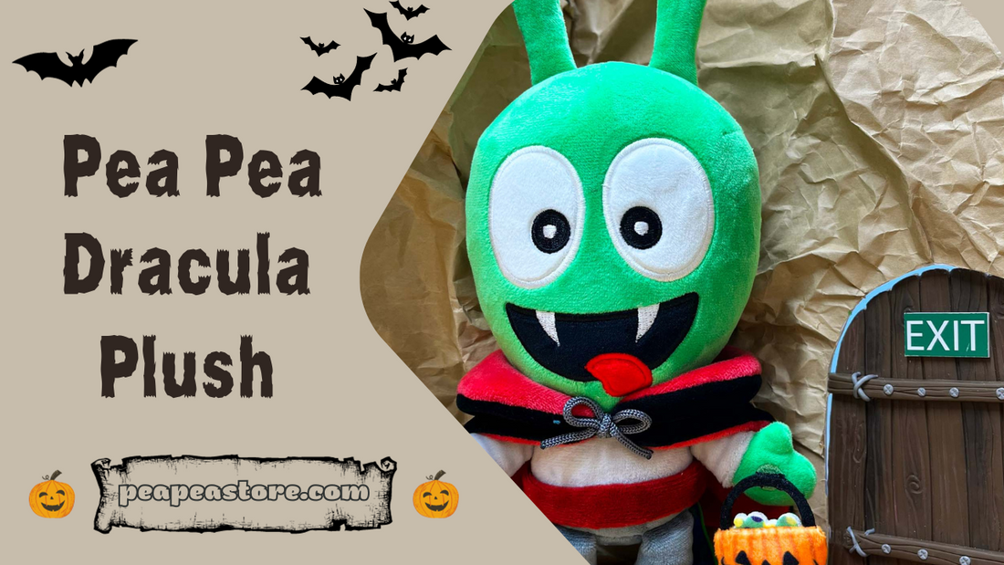 Spooktacular Halloween Edition of Pea Pea - Pea Pea Dracula Plushie