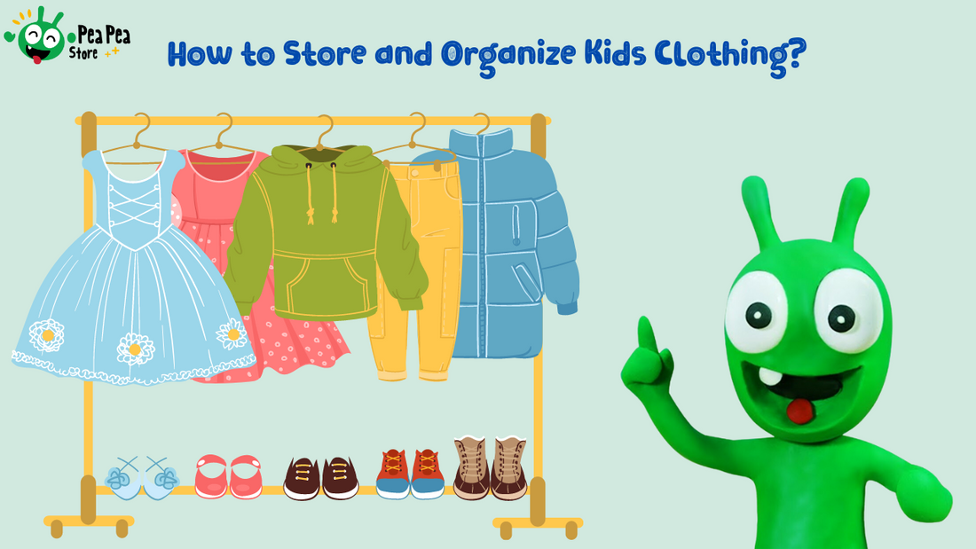 How to Store and Organize Kids Clothing – Learn with Pea Pea Store
