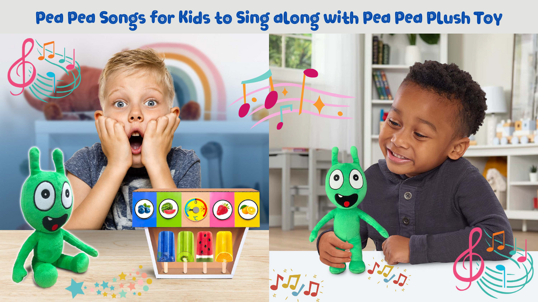 Pea Pea Songs for Kids to Sing along with Pea Pea Plush Toy