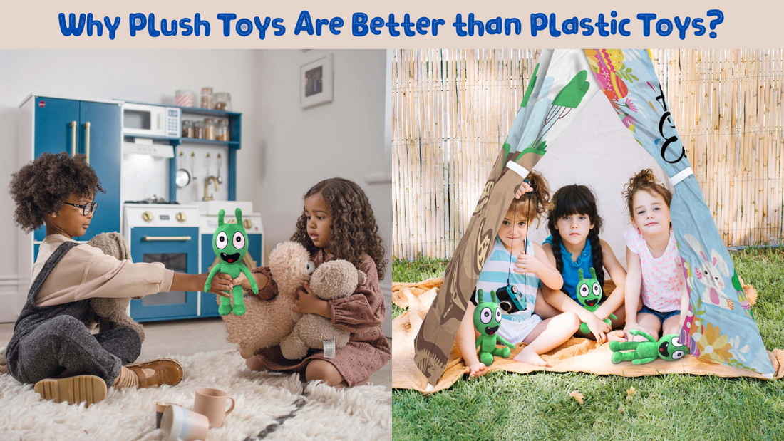 Why Plush Toys Are Better than Plastic Toys? Pea Pea Plush Toy