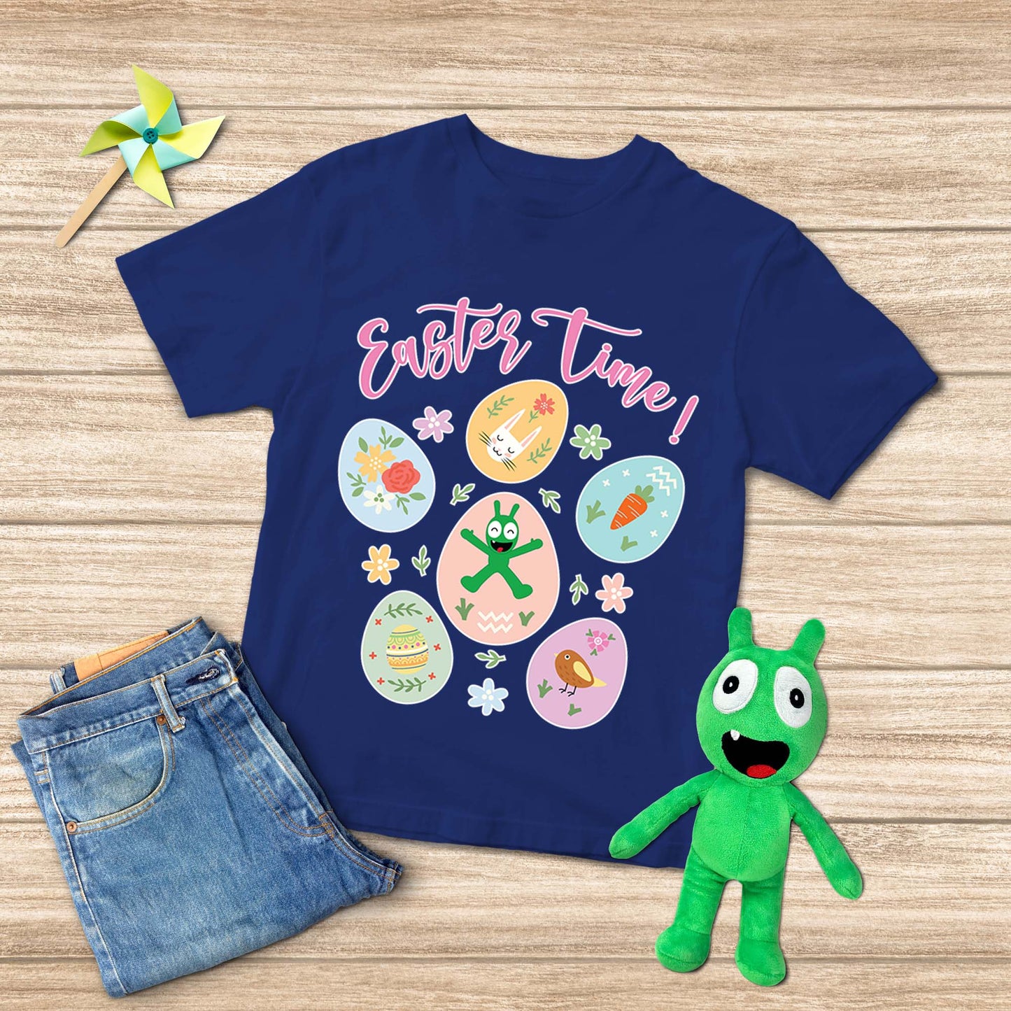 Pea Pea Easter Time ! Youth T Shirt