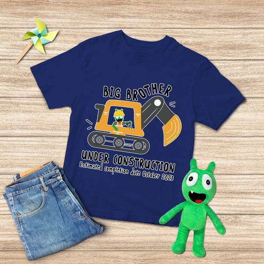 Pea Pea Big Brother Under Construction - Camiseta para jóvenes