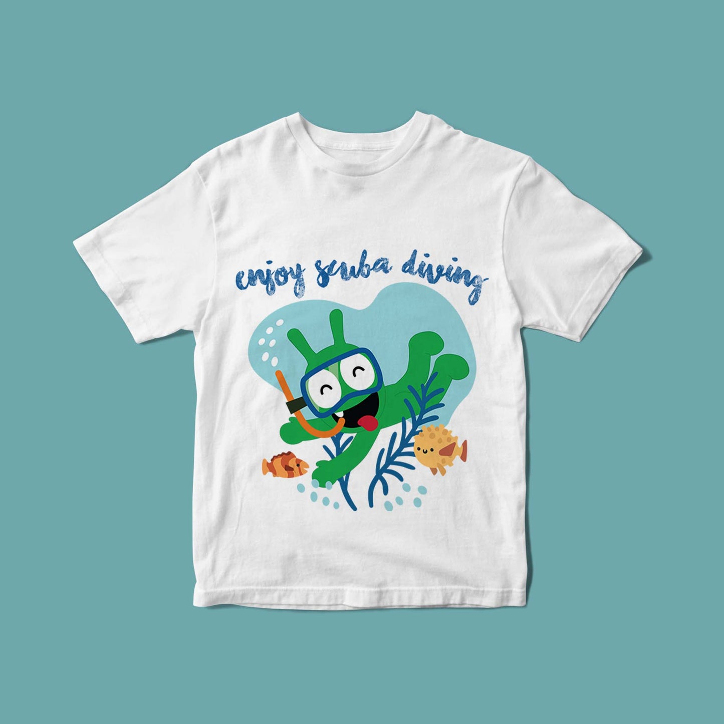 Pea Pea Enjoy Scuba Diving Youth T Shirt