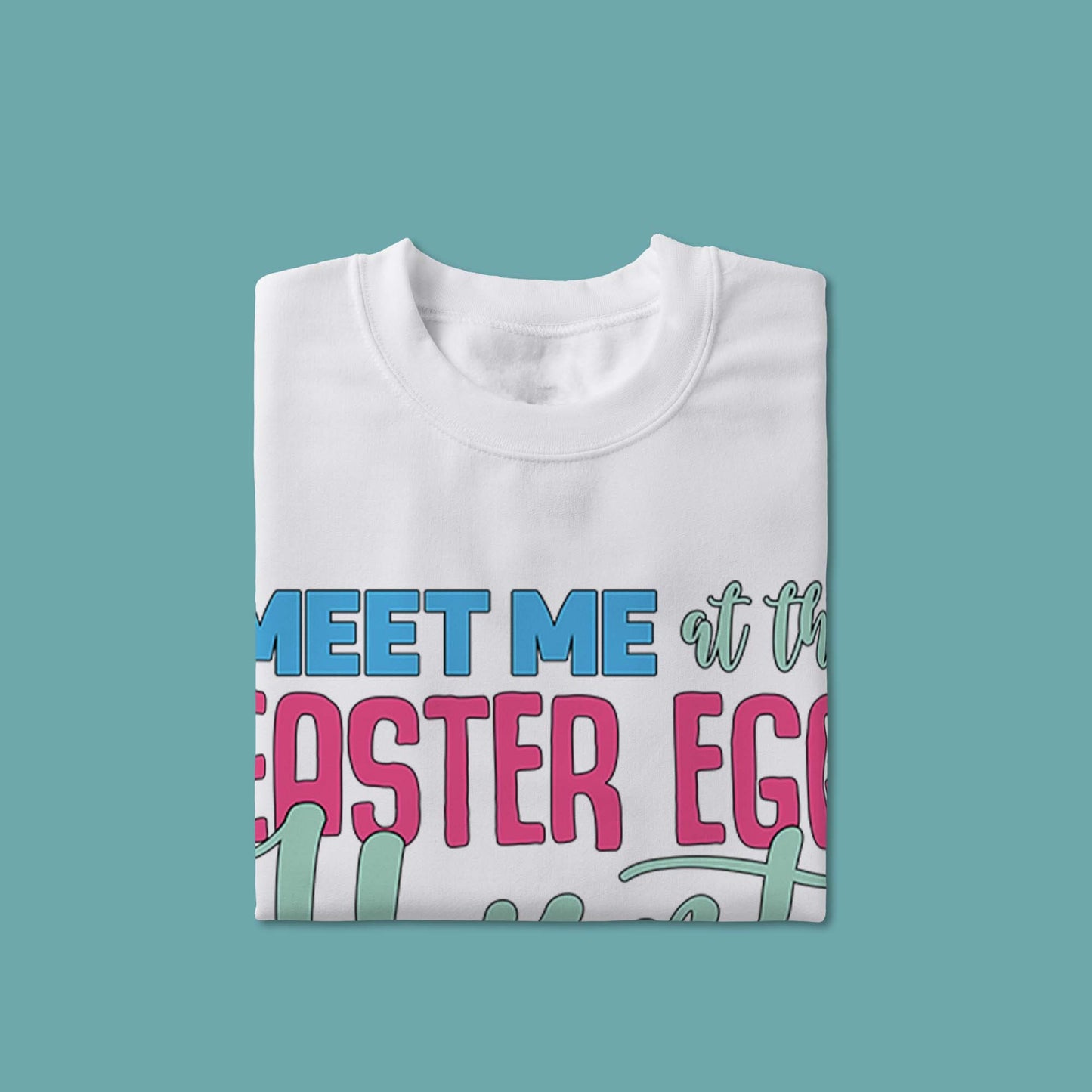 Pea Pea Meet Me At The Easter Egg Hunt - Camiseta para jóvenes