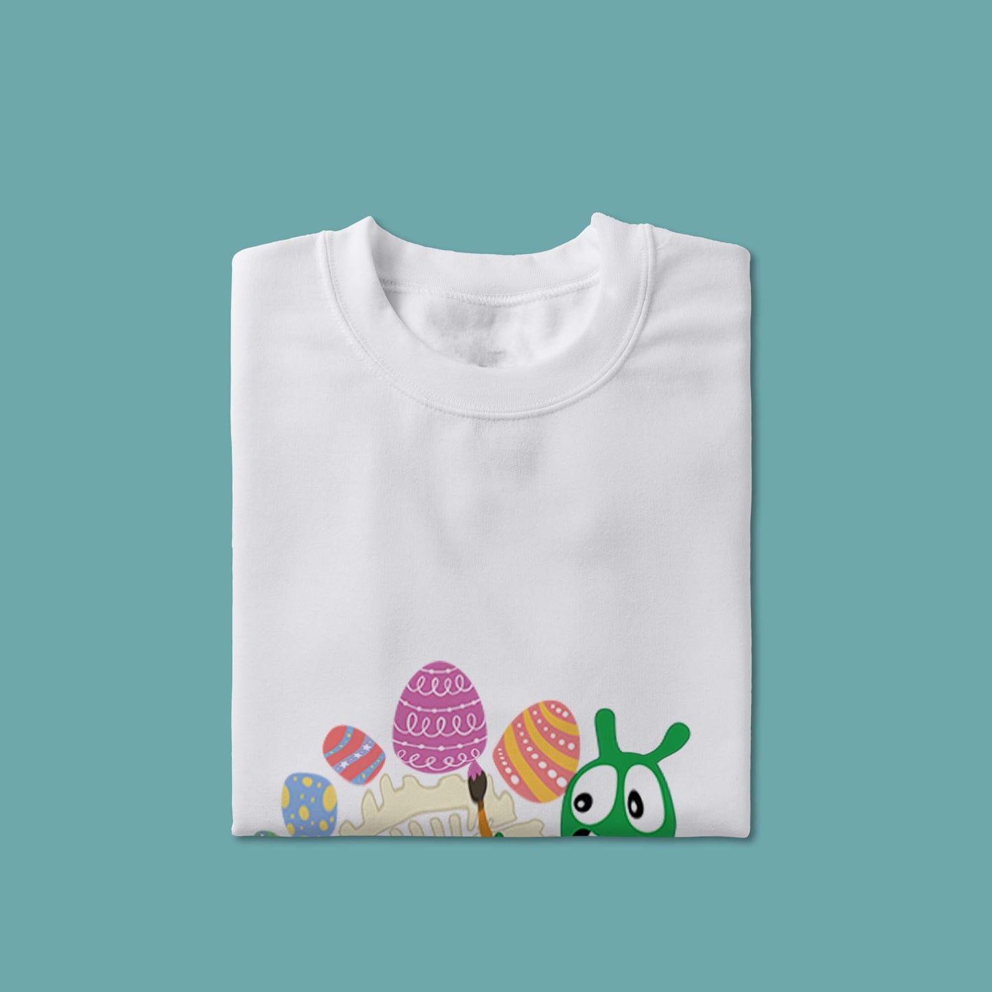 Eggasaurus Pea Pea Coloring Eggs - Camiseta para jóvenes
