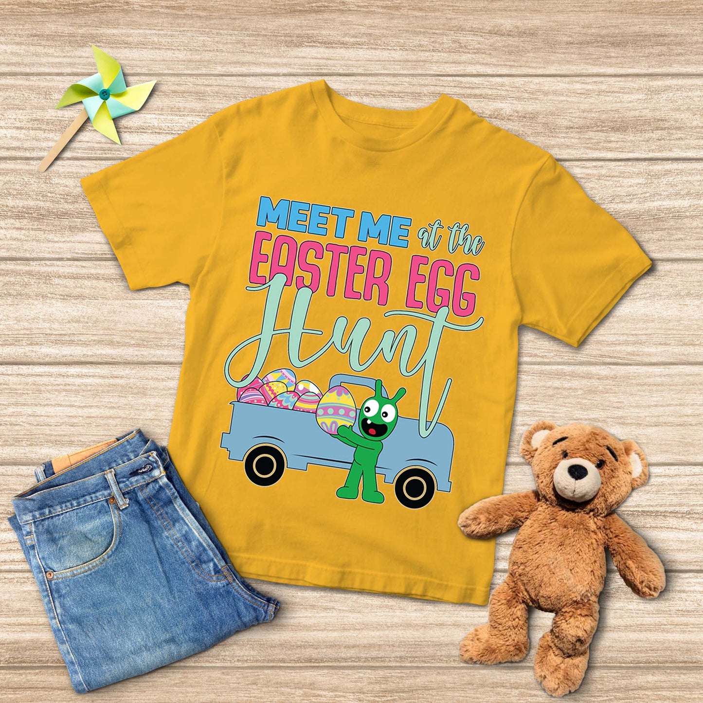 Pea Pea Meet Me At The Easter Egg Hunt Youth T Shirt