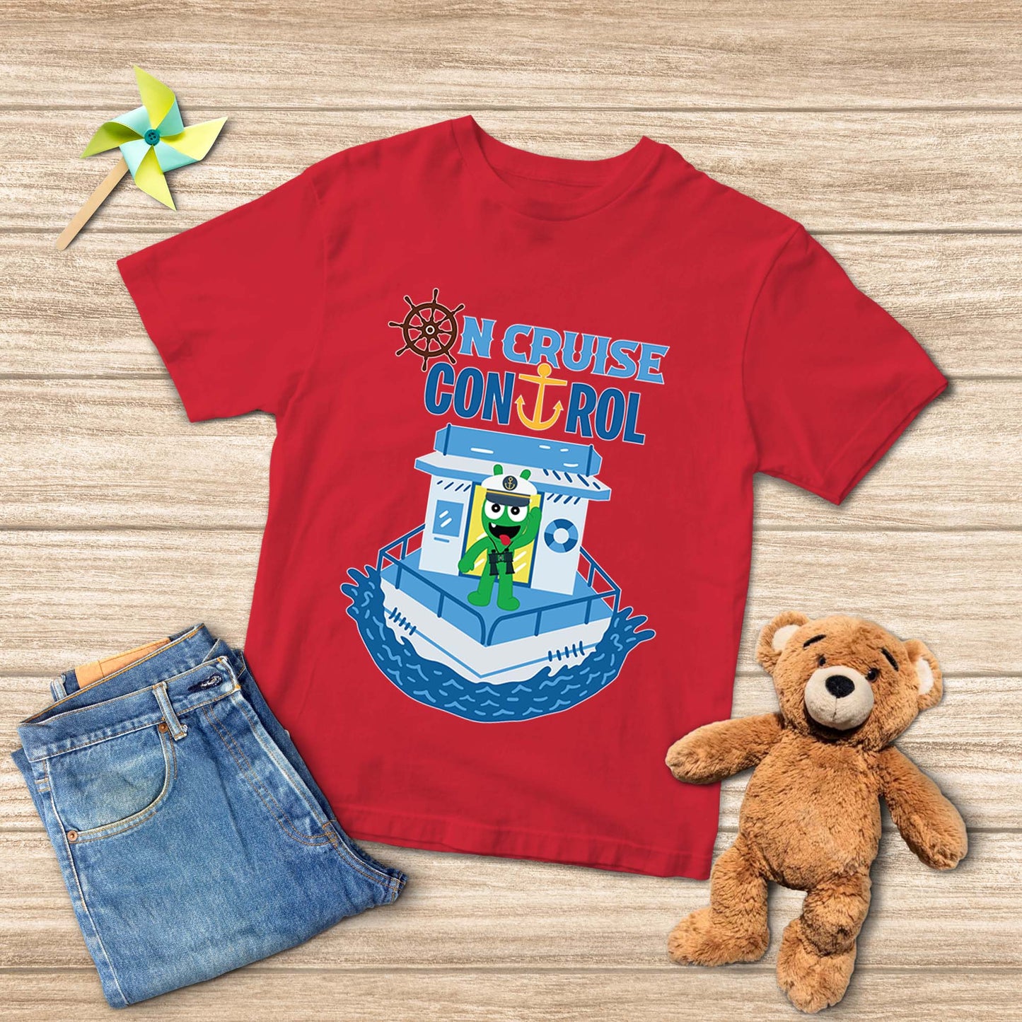 Pea Pea On Cruise Control Youth T Shirt